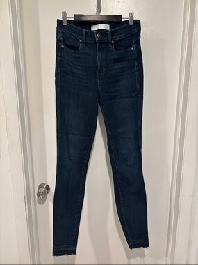 AYR Dark Indigo High-Rise Skinny Jeans